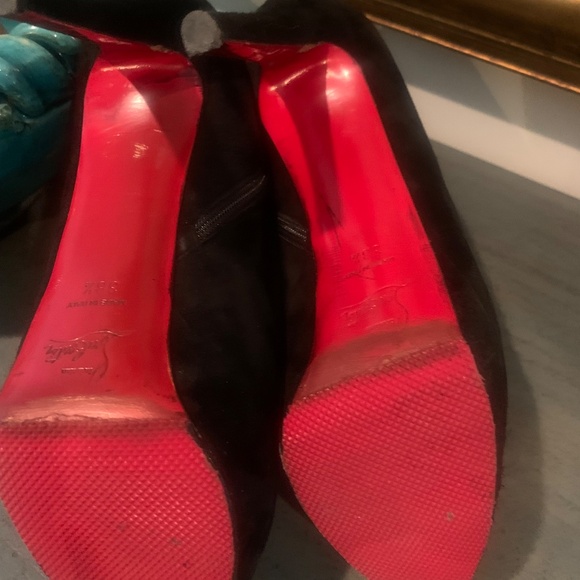 Christian Louboutin suede platform boots - Picture 5 of 5